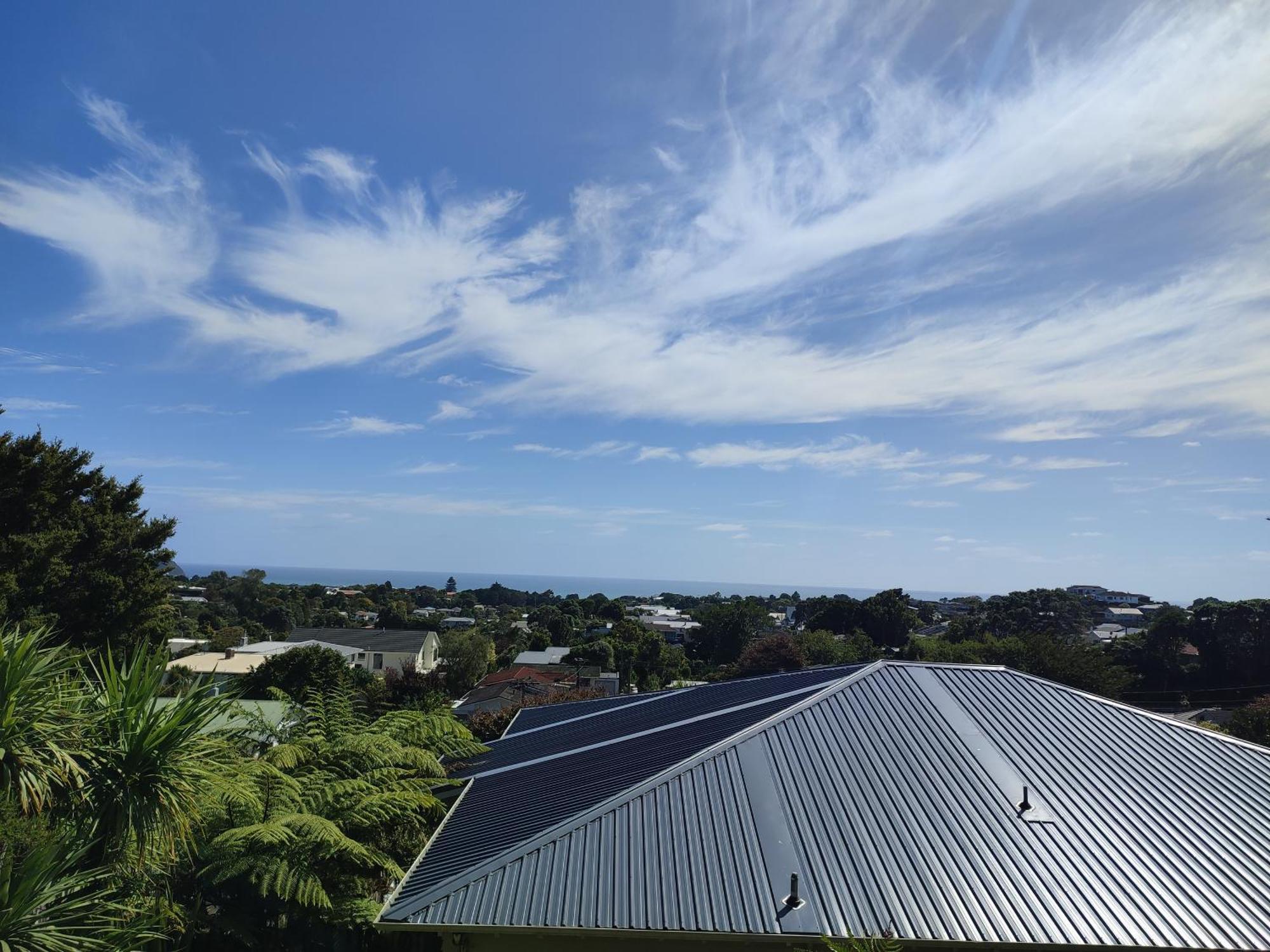 Panoramic Vista On Burns Villa New Plymouth Exterior photo